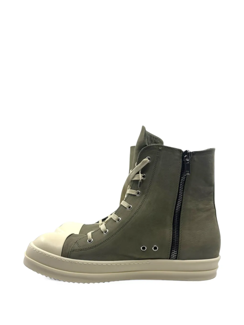 Rick Owens Ramone leather sneakers - Grau