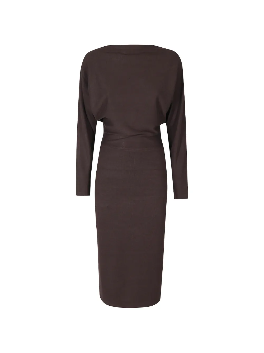 Vince batwing-sleeve midi dress Bruin