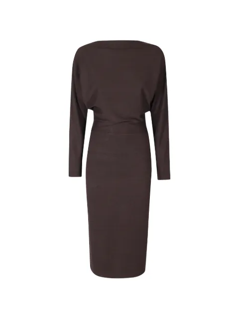 Vince batwing-sleeve midi dress