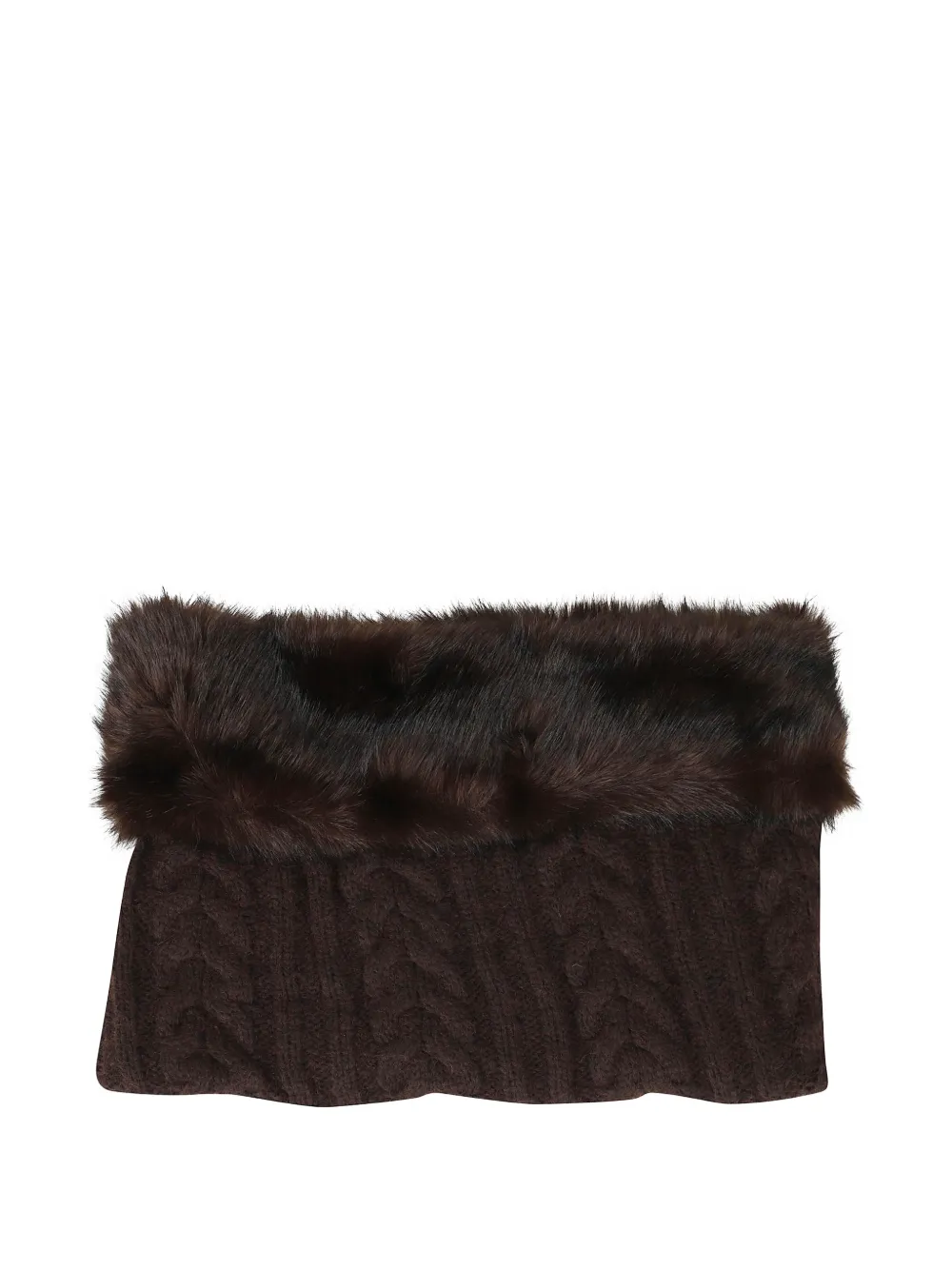Urbancode Toscana faux-fur snood - Marrone