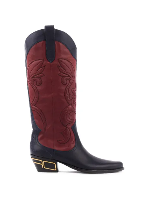 ETRO embroidered Texan boots