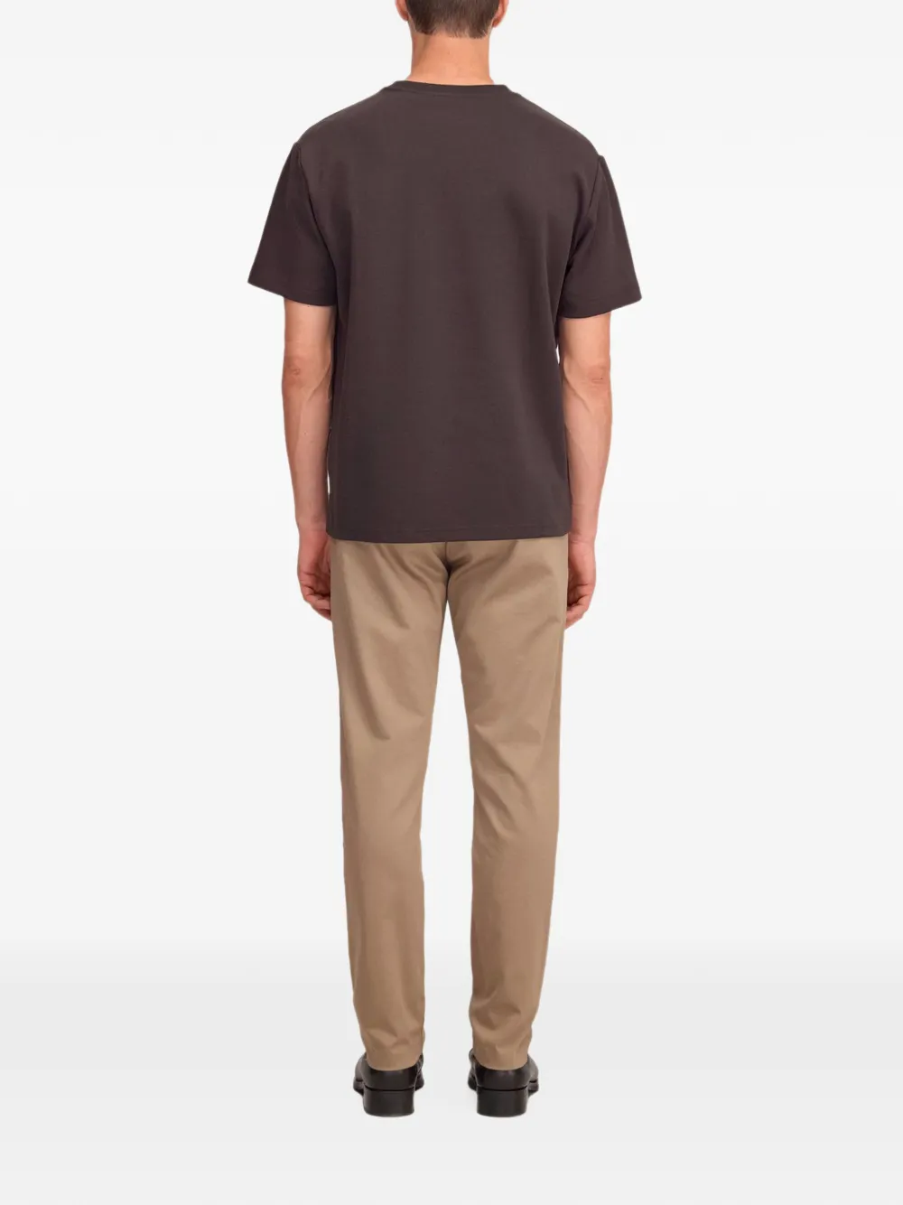 NN07 logo-embroidered T-shirt Bruin