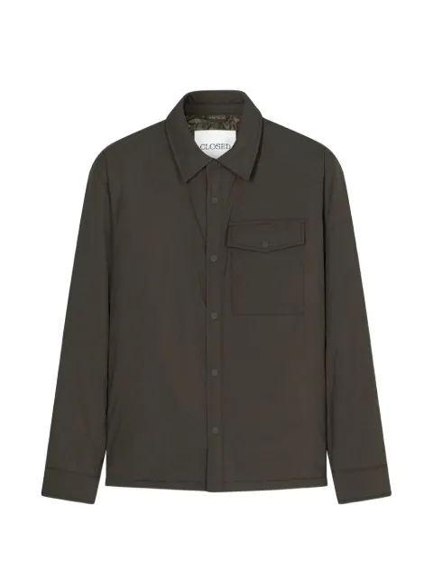 Closed chest-pocket padded jacket