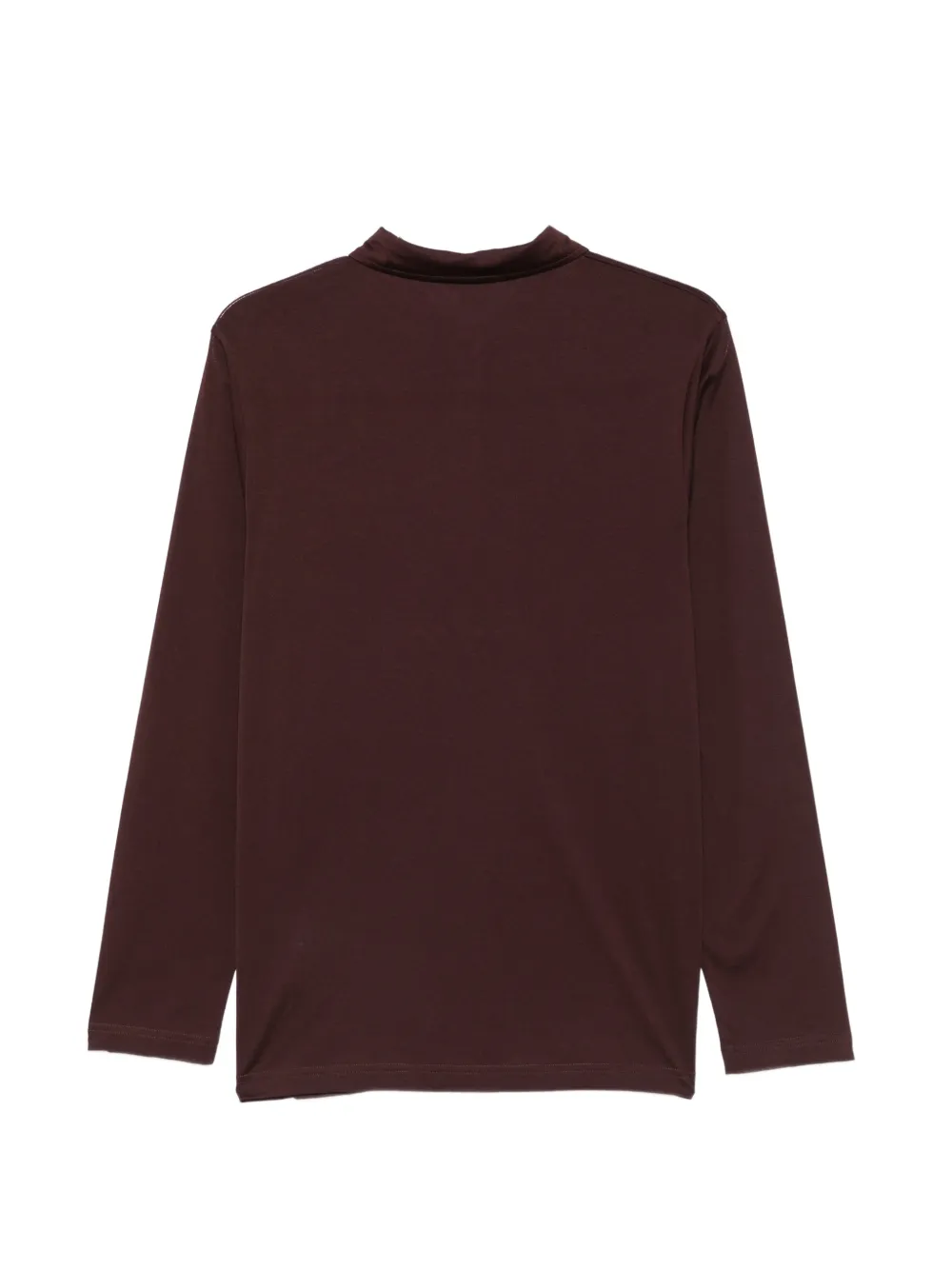 Sunspel long-sleeve polo shirt Bruin