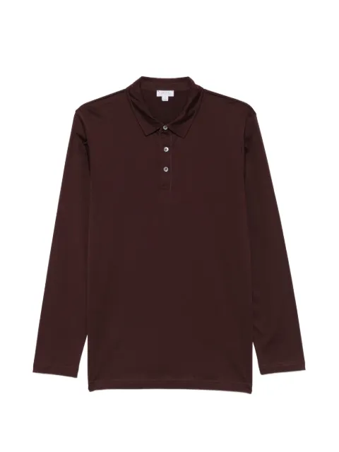 Sunspel long-sleeve polo shirt