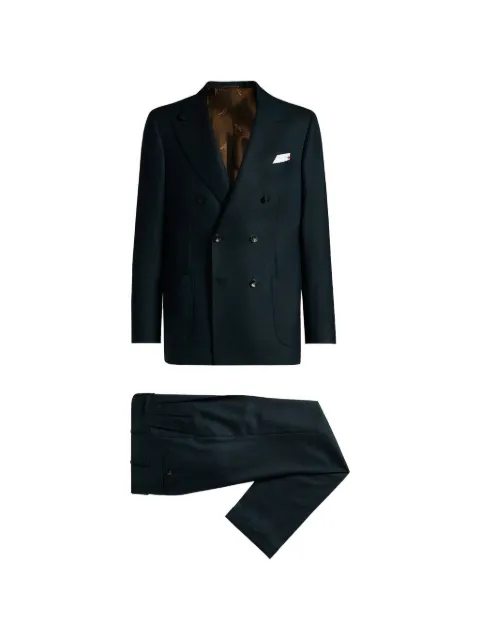 Kiton double-breasted suit