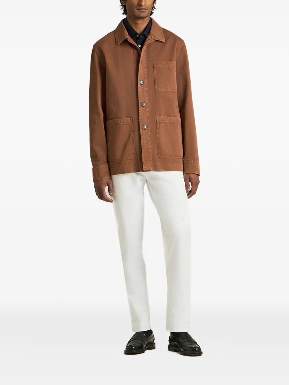Kiton Ruimvallende broek Wit
