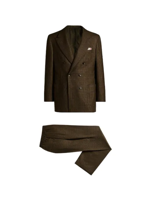 Kiton Prince of Wales double-breasted suit