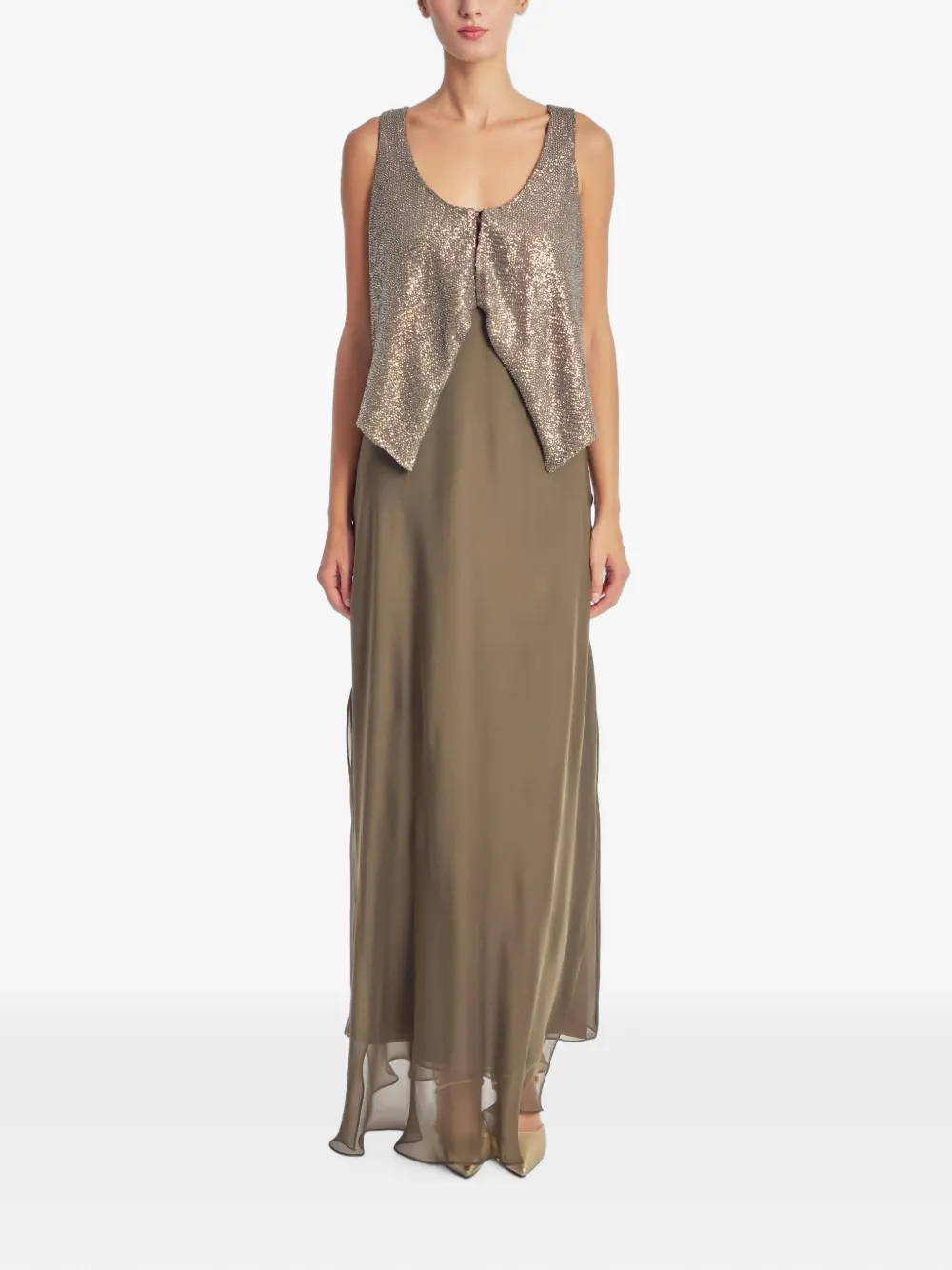 Irina Schrotter Nymeria sequin-embellished maxi dress
