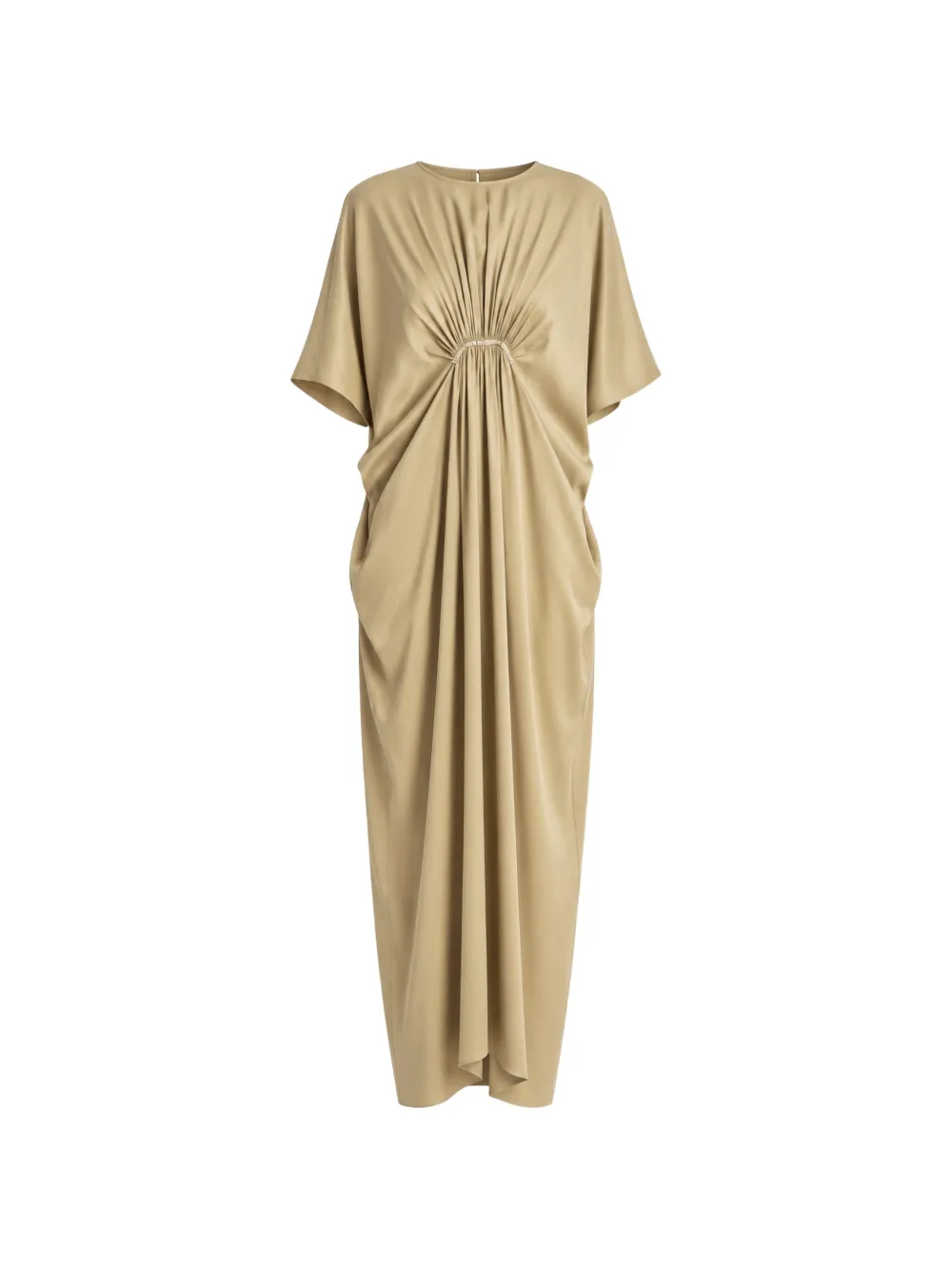 Irina Schrotter Aysha crystal-embellished draped maxi dress