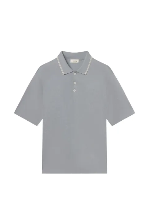 FRAME Camisa polo com detalhe contrastante