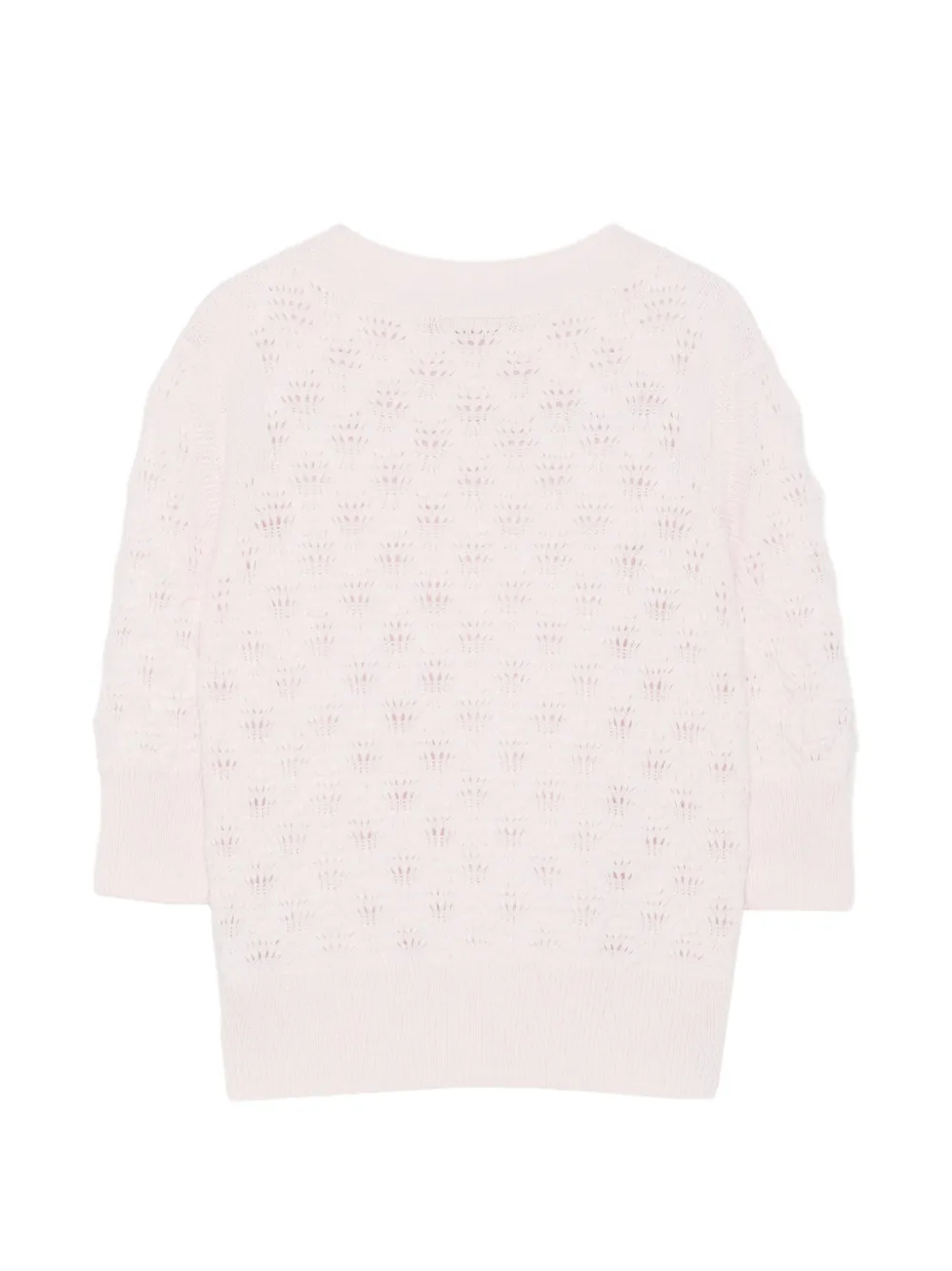 Ermanno Scervino pointelle-knit sweater Roze