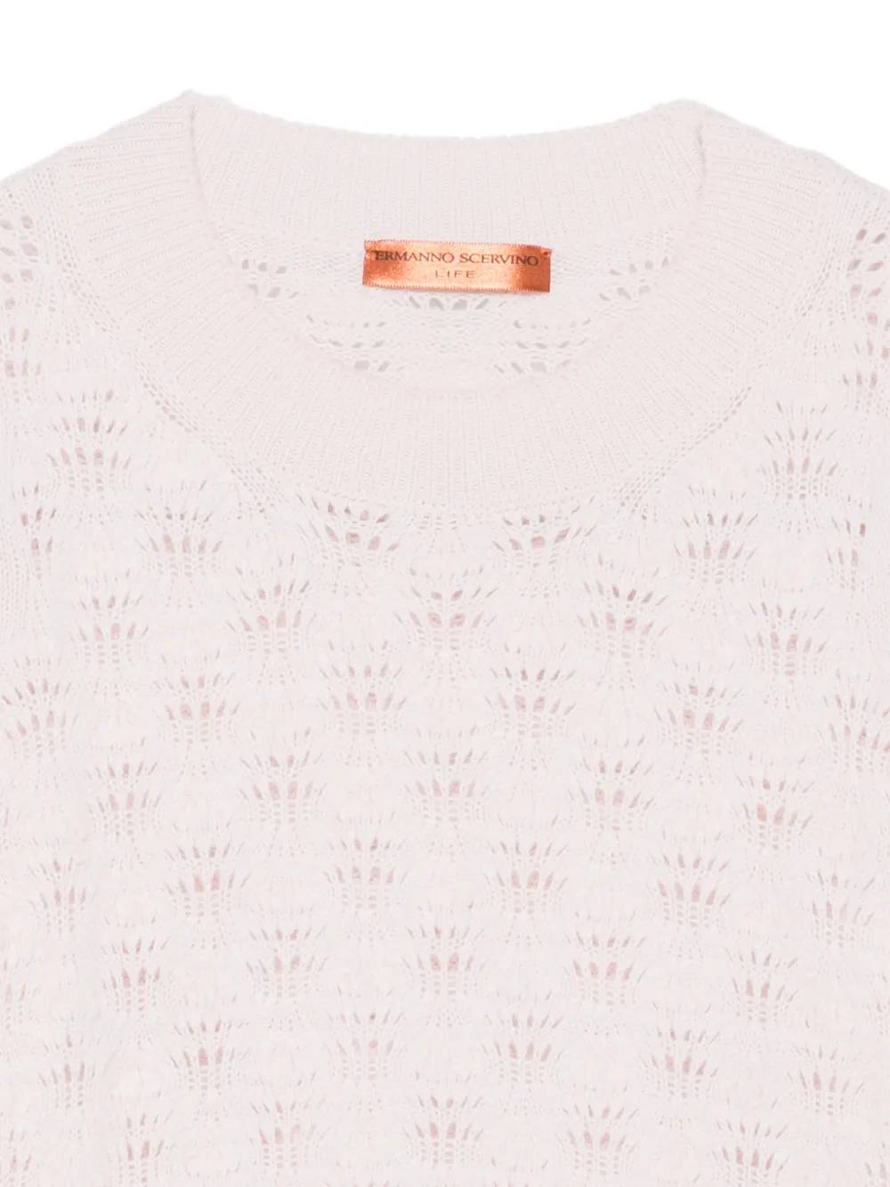 Ermanno Scervino pointelle-knit sweater Roze