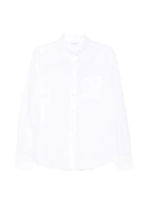 Ferragamo button-down monogram-print shirt