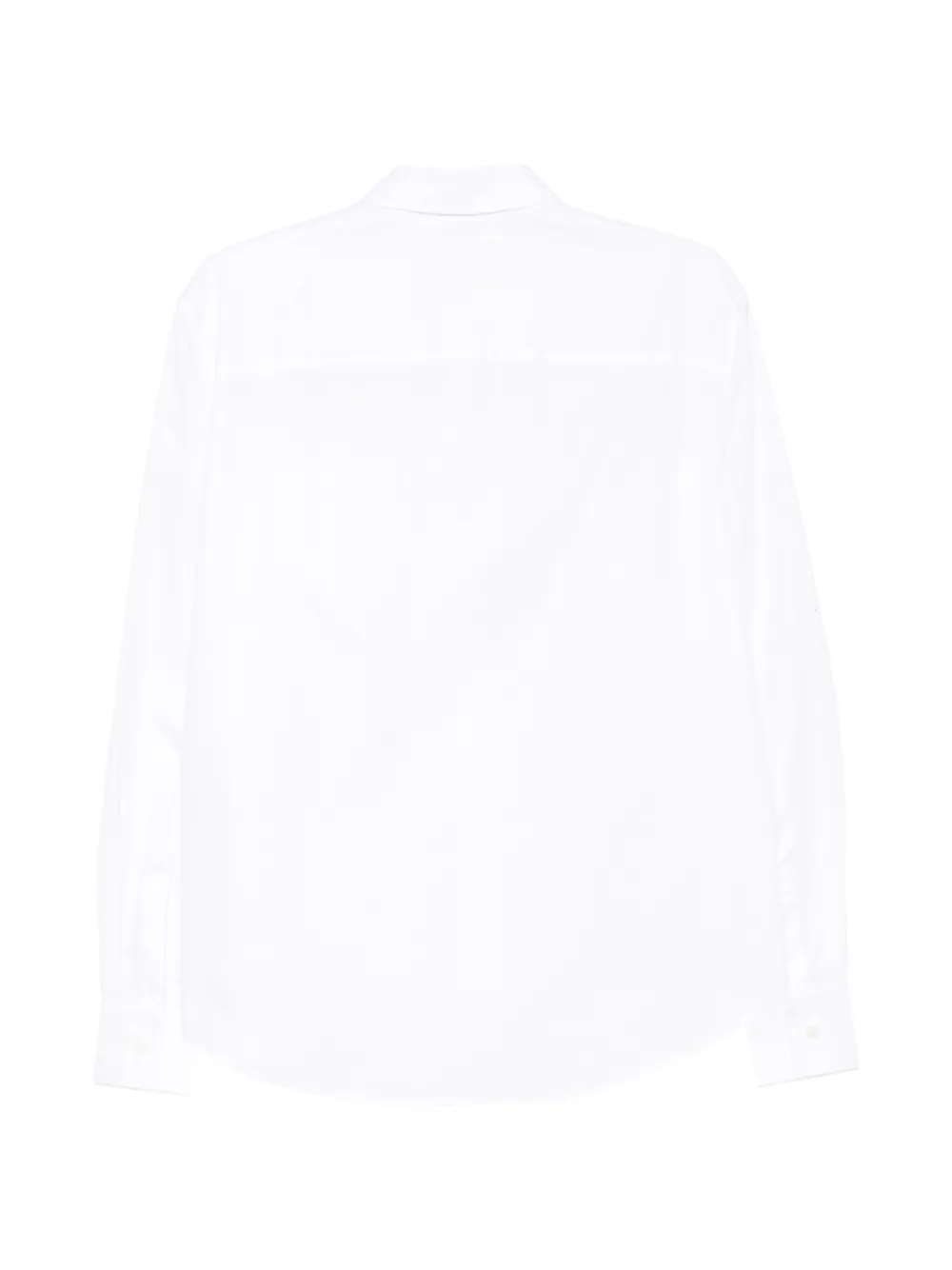 Ferragamo button-down monogram-print shirt Wit