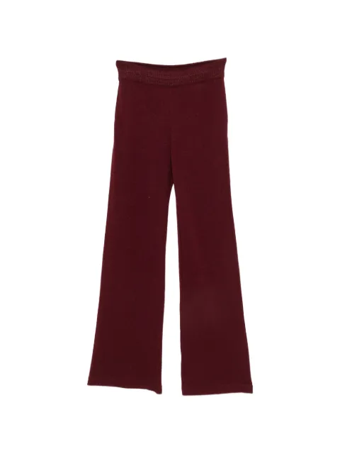 Ermanno Scervino pantalones acampanados de tejido fino