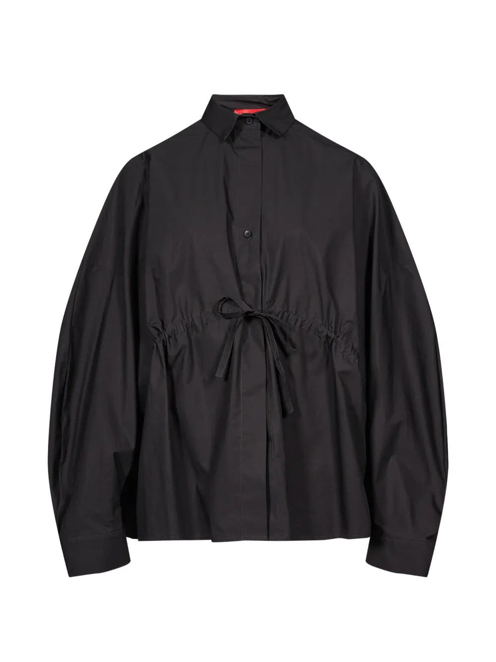 THELATEST drawstring-waist oversized shirt - Nero