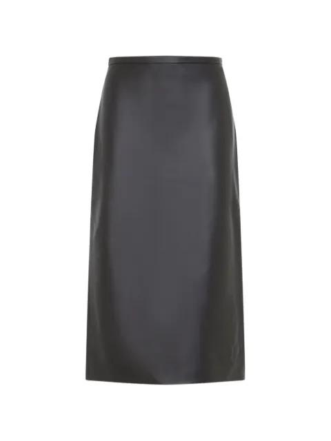 Co leather midi pencil skirt