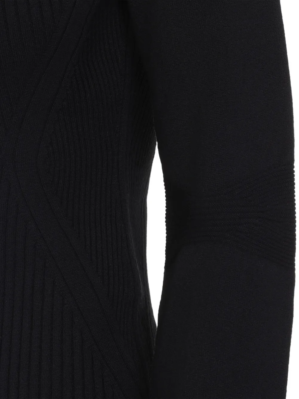 Moncler Grenoble Ribgebreide trui Zwart