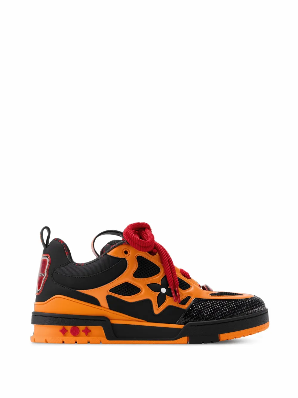 Louis Vuitton Pre-Owned Sneakers Skate con inserti in rete - Arancione