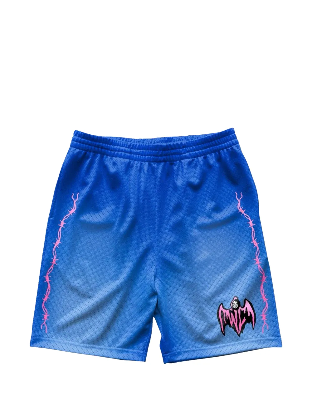 Warren Lotas No Country graphic-print shorts - Bleu Warren Lotas No Country graphic-print shorts - Bleu