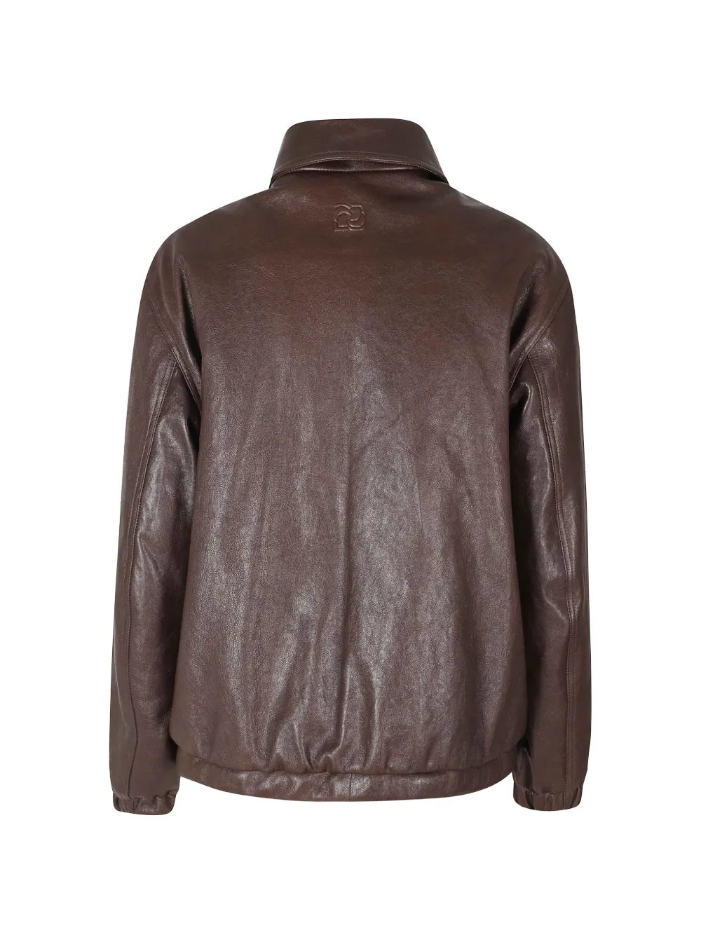 Magda Butrym leather bomber jacket Bruin