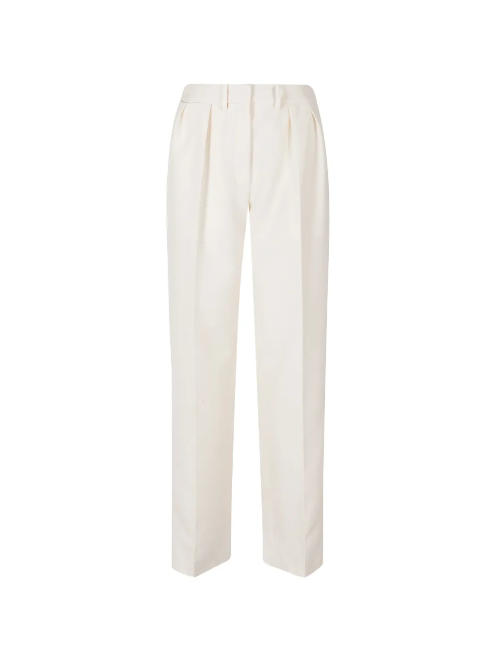 Magda Butrym pleated straight-leg trousers - Nude