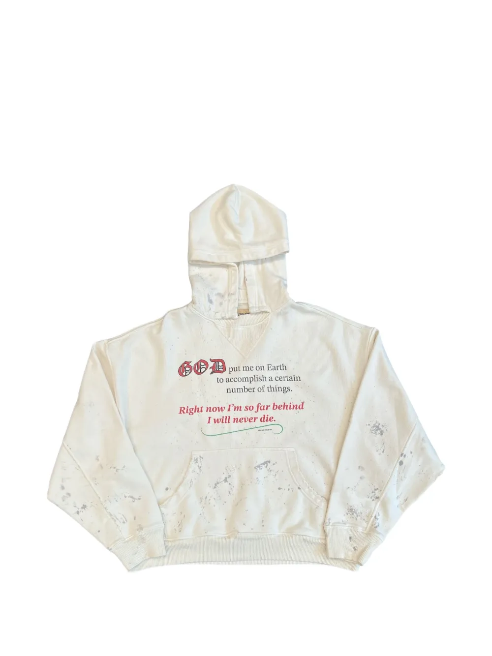 astrum Distorted Faith hoodie - Neutrals
