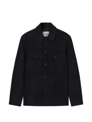 LEMAIRE Workwear Overshirt In Black Selvedge Denim | Black | FARFETCH