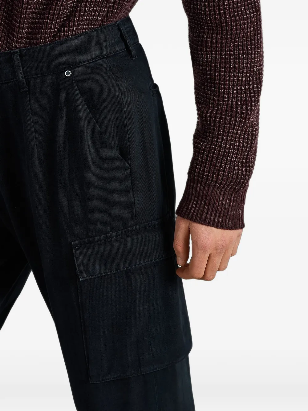 Kiton Cargo broek Blauw