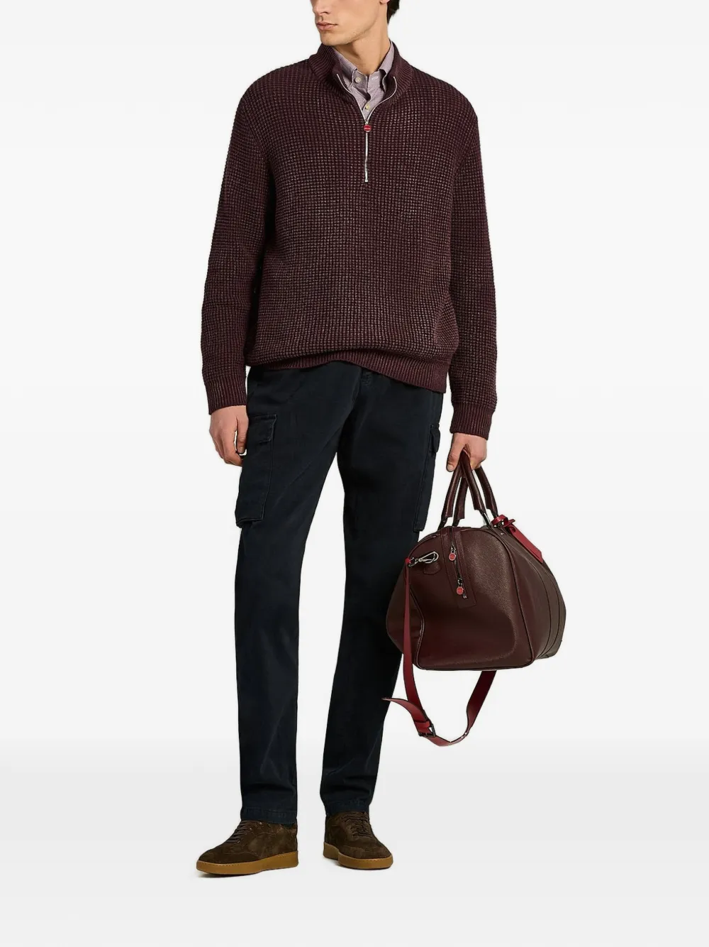 Kiton Cargo broek Blauw