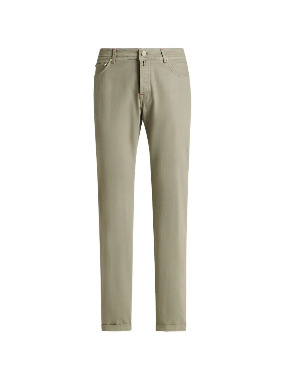 Kiton Jeans in cotone elasticizzato con cinque tasche - Grigio