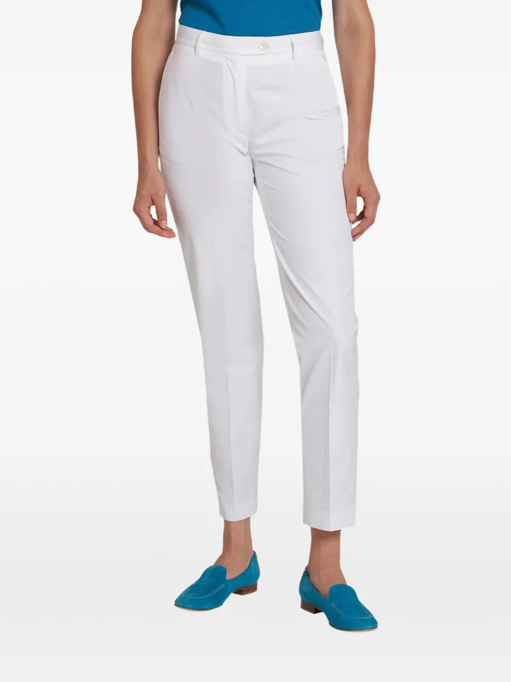 Kiton Cigarette broek Wit