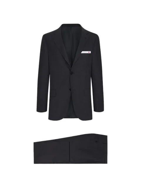 Kiton single-breasted wool suit