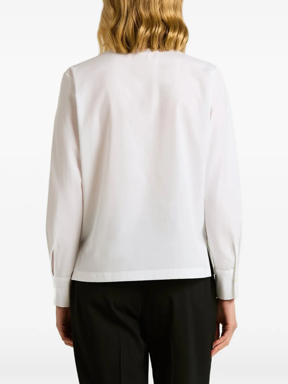Kiton Shirt met borduurwerk Wit