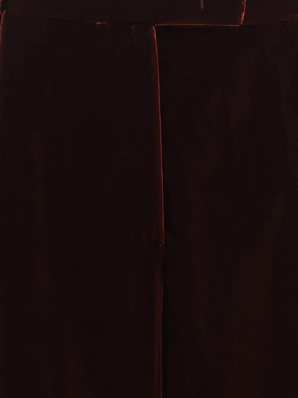 Giorgio Armani Plooibroek met wijde pijpen Rood
