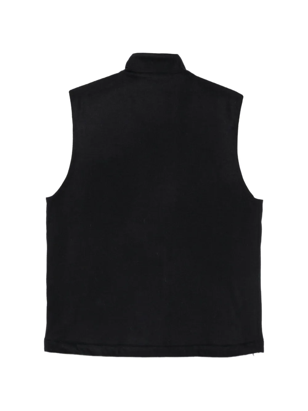 Sunspel zip-up gilet Blauw