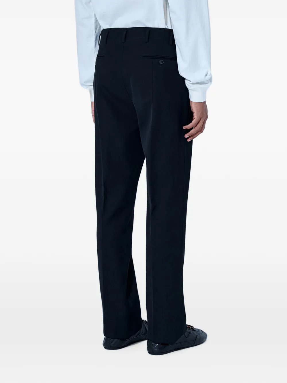 Prada Wollen broek Zwart