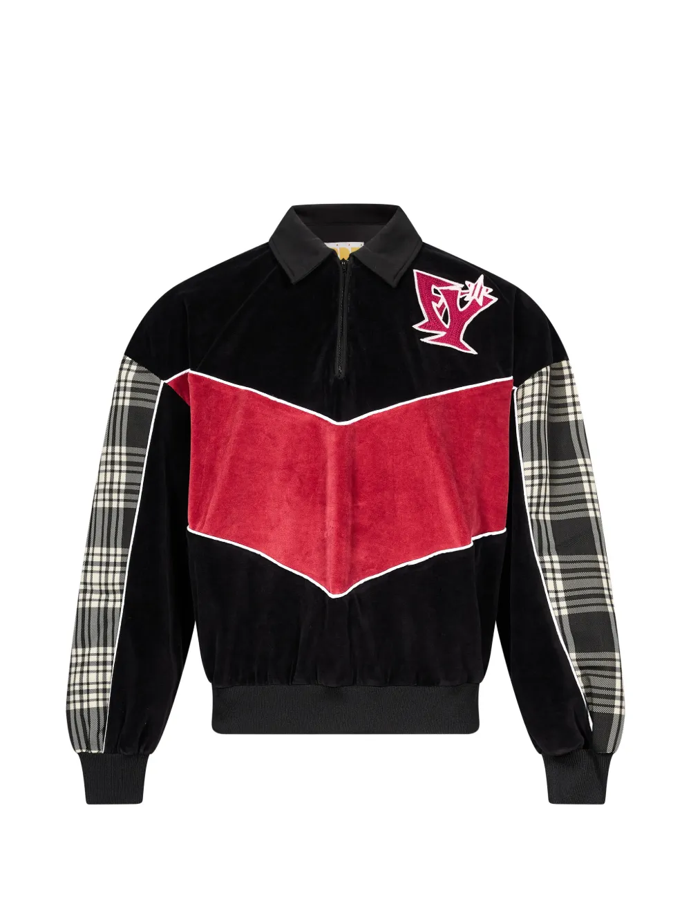 Pdf Polo Uno Panelled Polo Shirt In 블랙