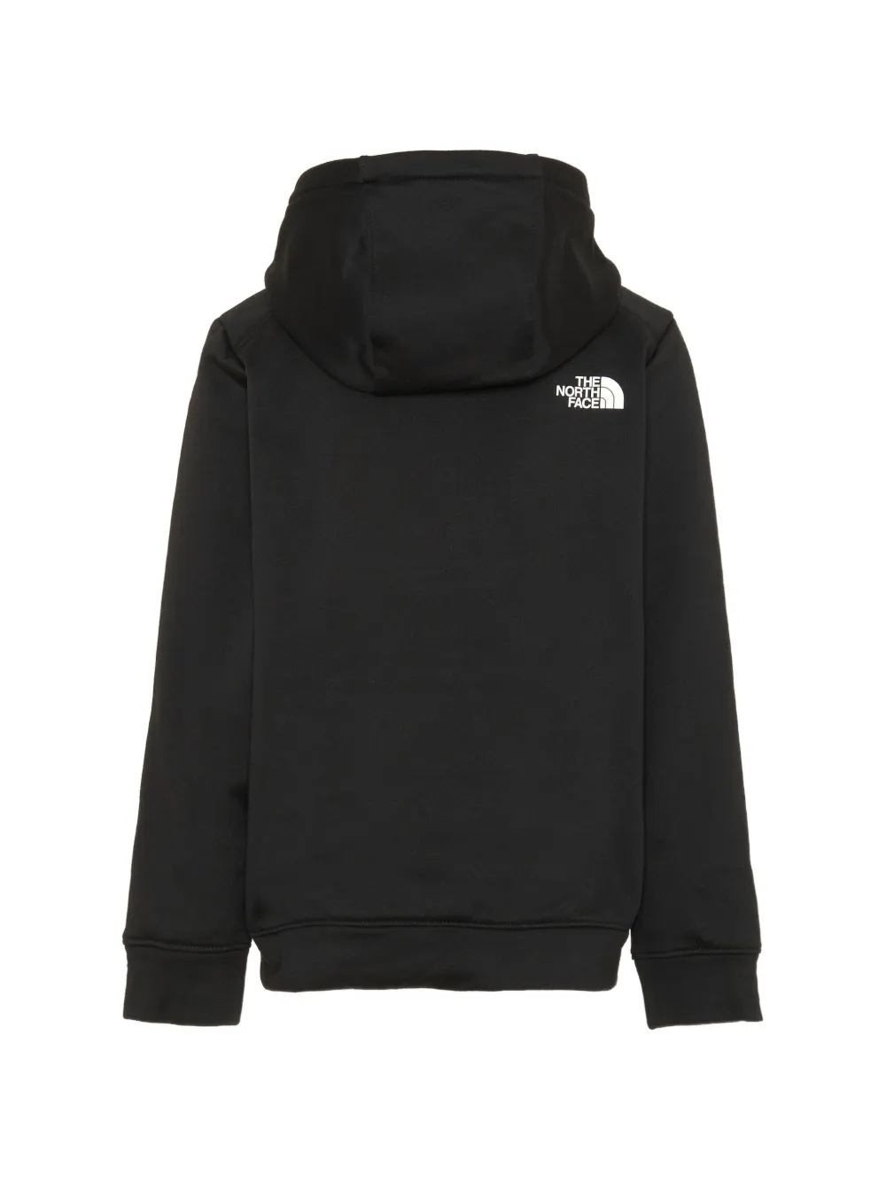The North Face Kids Hoodie met logoprint en rits Zwart