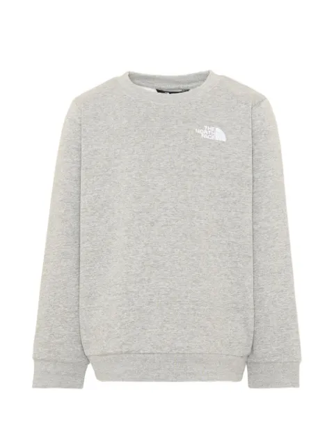 The North Face Kids logo-embroidered sweater