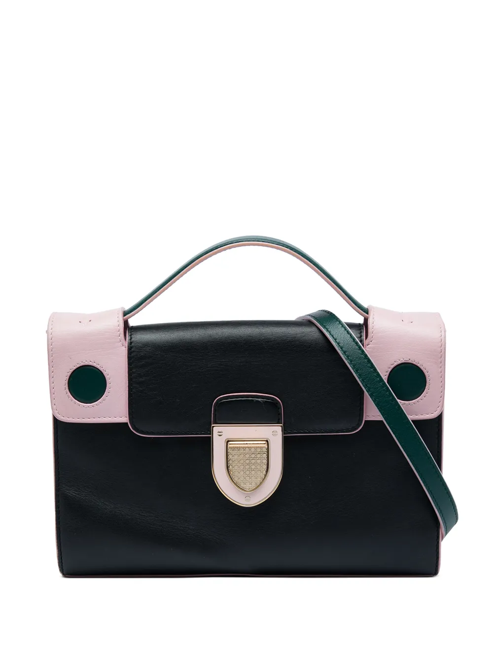 Christian Dior Pre-Owned 2016 Mini Tricolor Leather Diorever Top Handle Bag satchel - Mehrfarbig