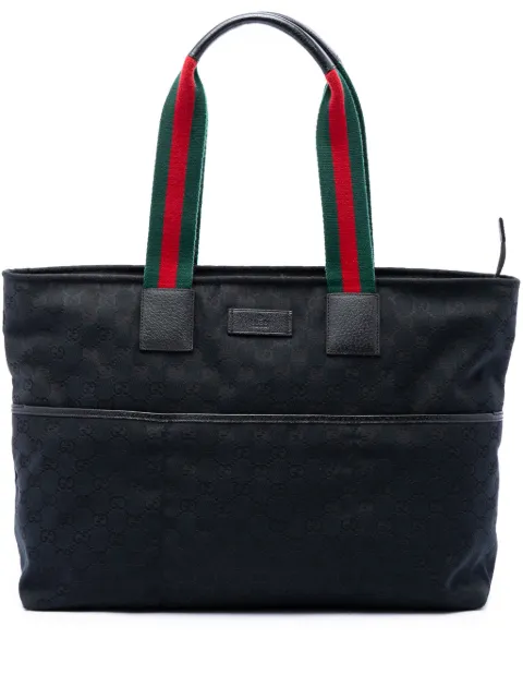 Gucci Pre-Owned 2016-2026 GG Canvas Web tote bag