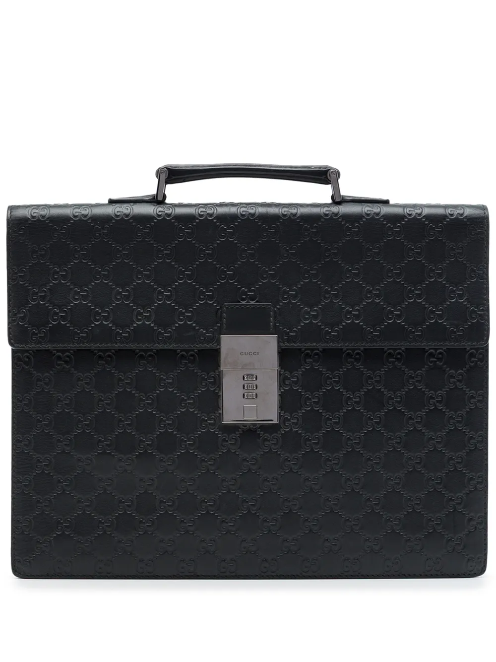 Gucci Pre-Owned sacoche Guccissima (2016-2026) - Noir Gucci Pre-Owned sacoche Guccissima (2016-2026) - Noir
