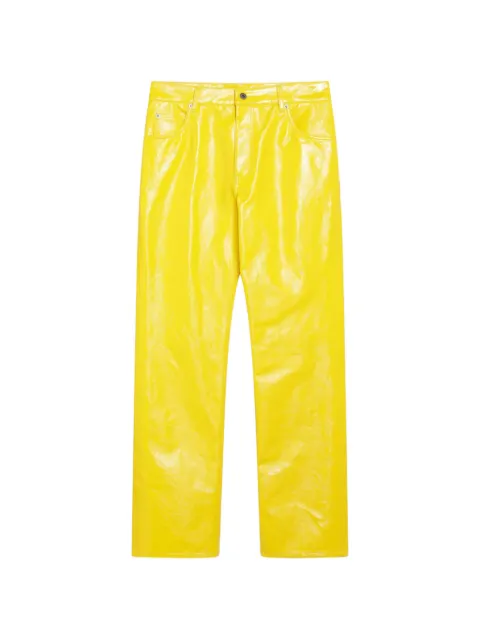 LOEWE glossy straight-leg trousers