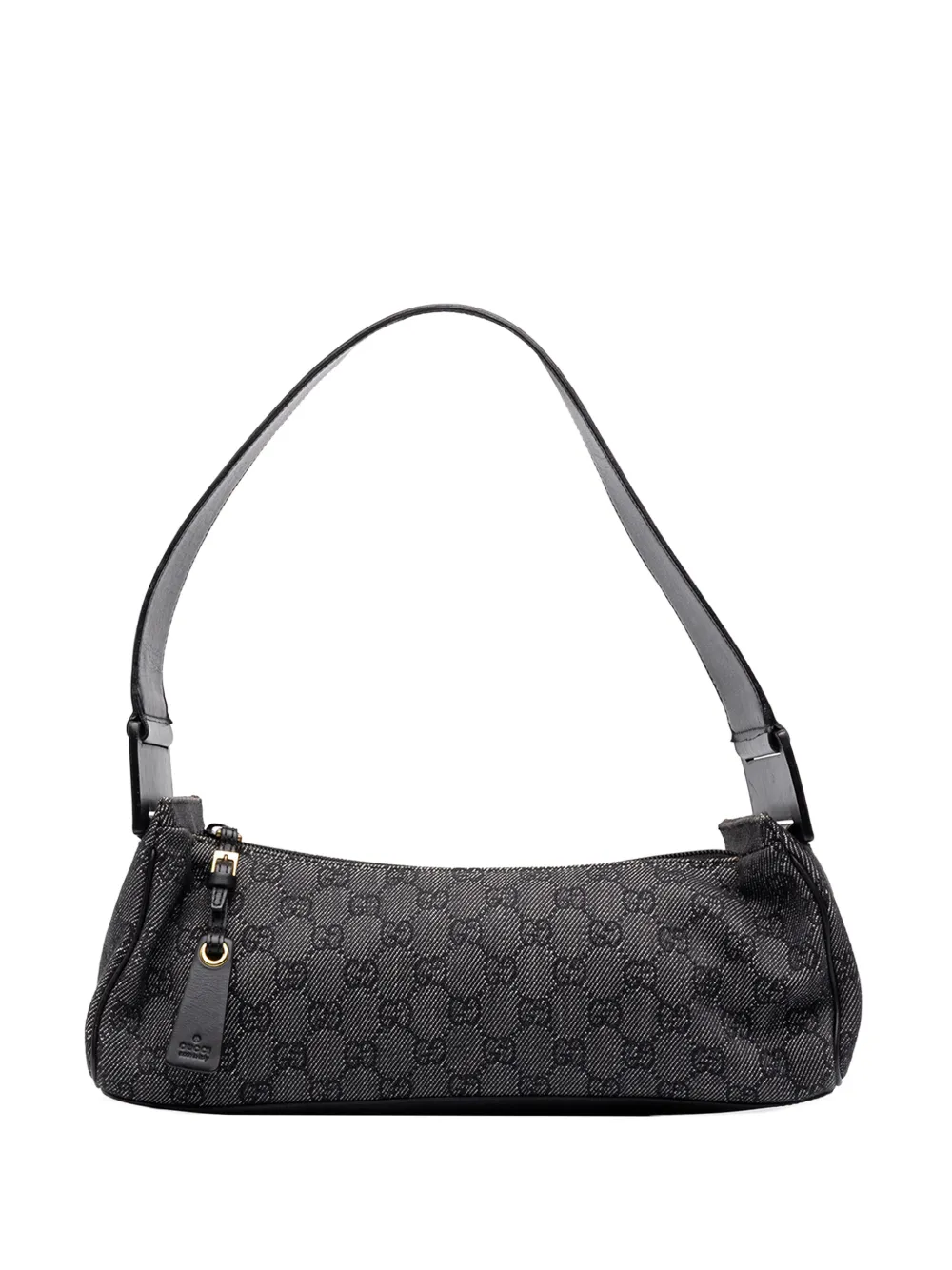 Gucci Pre-Owned 2000-2015 GG Denim Schultertasche - Grau