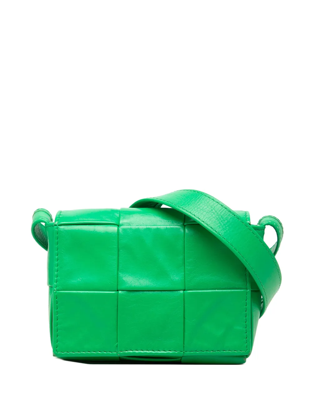 Bottega Veneta Pre-Owned 2012-2026 Candy Nappa Intrecciato Cassette Umhängetasche - Grün