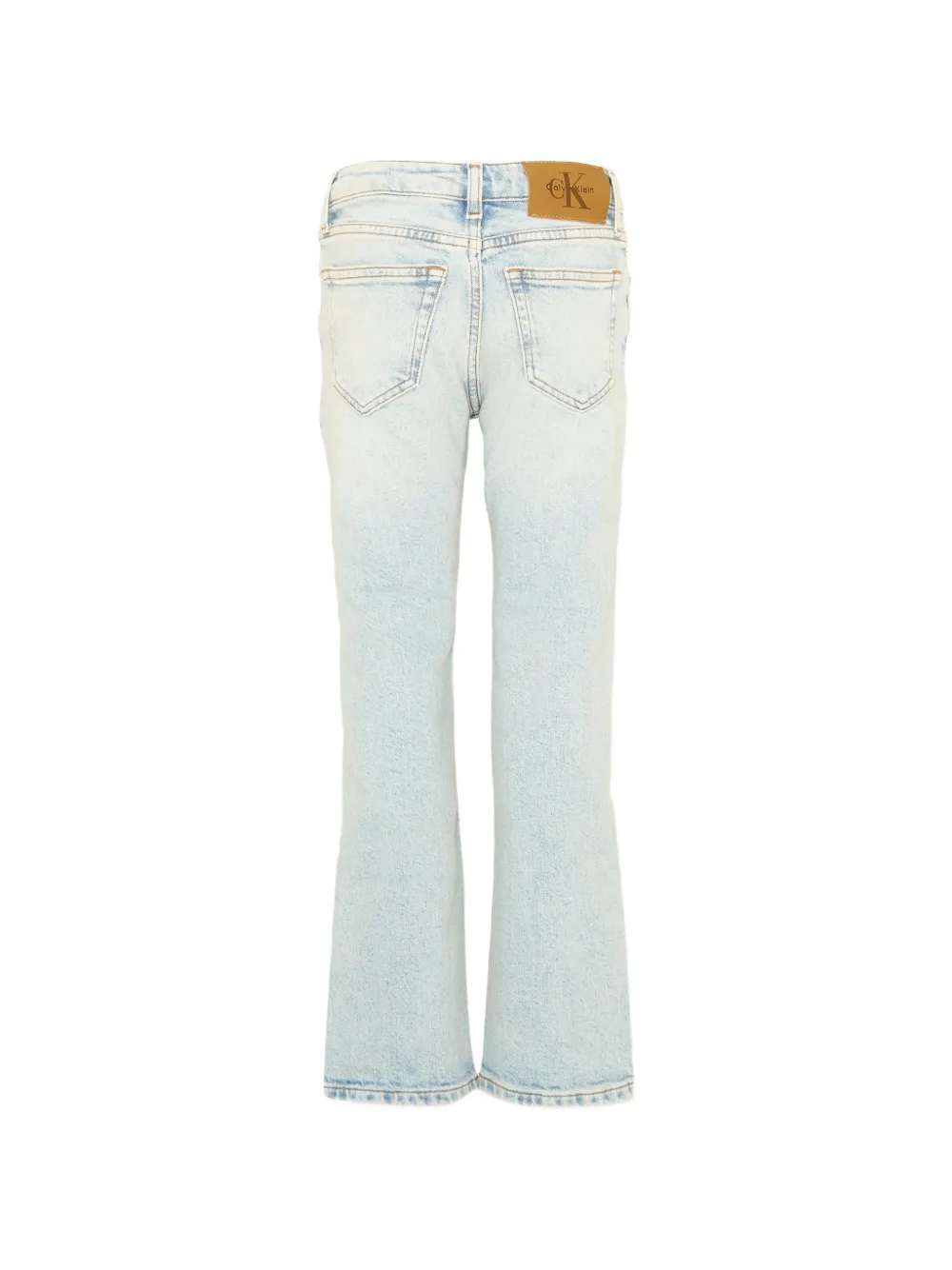Calvin Klein Kids Jeans met vervaagd effect Blauw