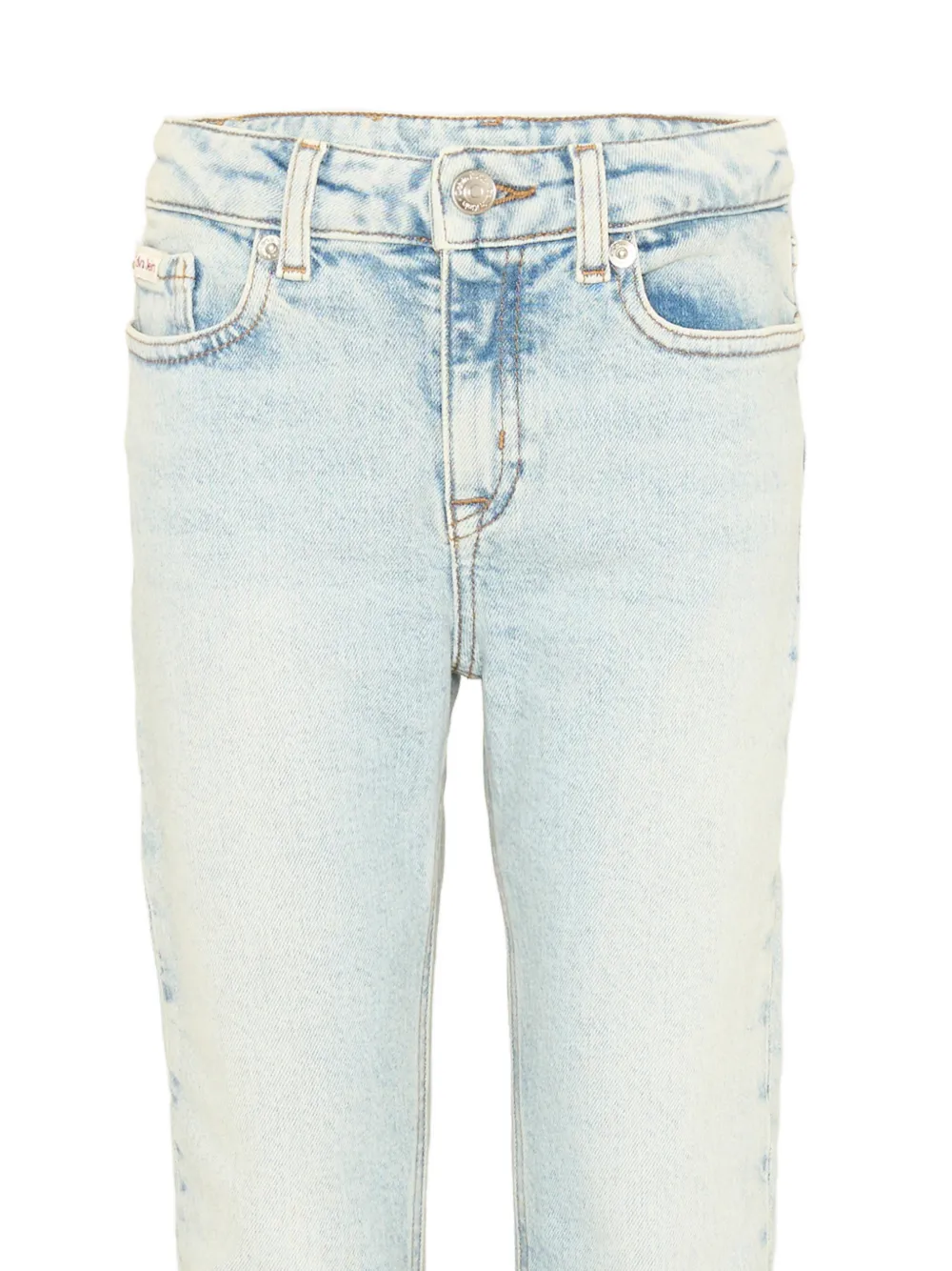 Calvin Klein Kids Jeans met vervaagd effect Blauw