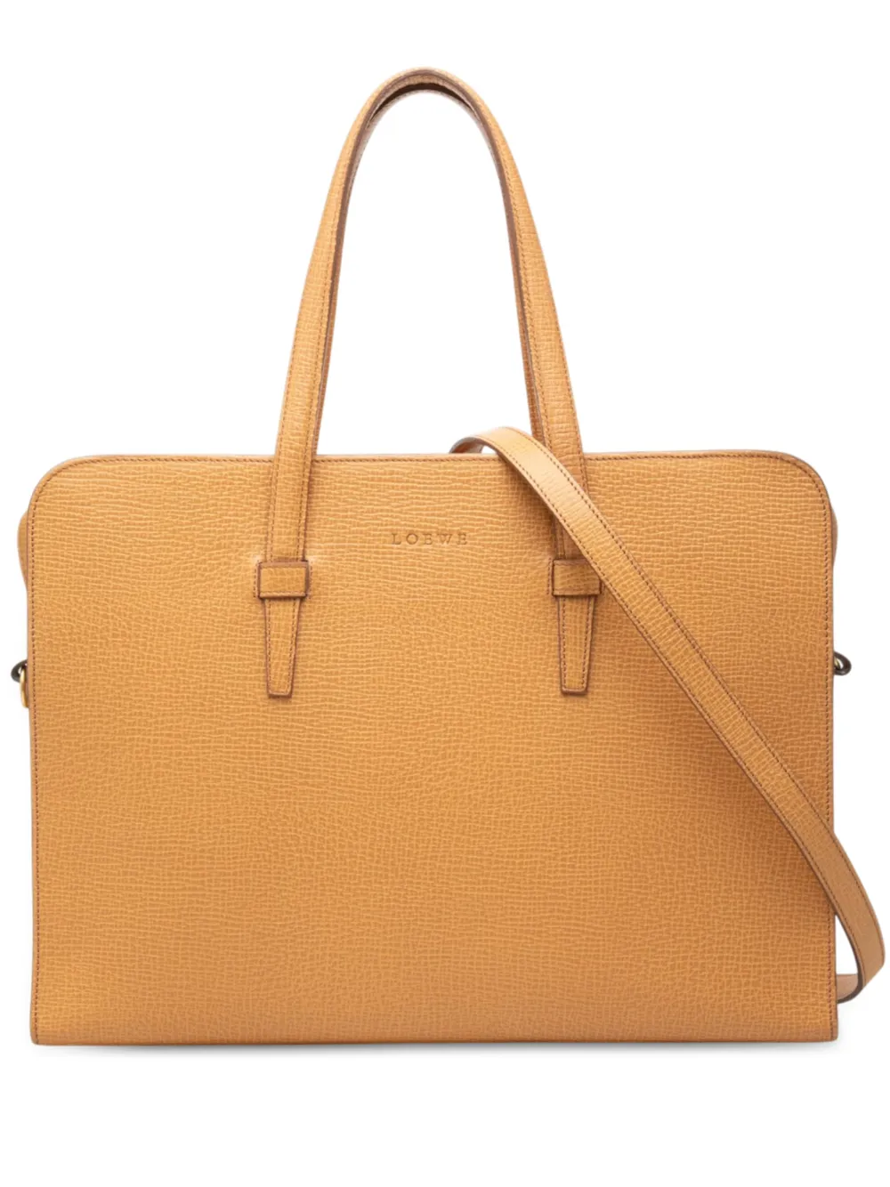 Loewe Pre-Owned 2002-2026 Aktentasche aus gekörntem Leder - Braun